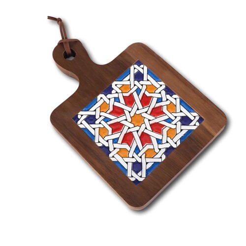 ENN LLC 鍋敷き 木製 耐熱 タイル 北欧 ポットマット (9)