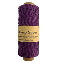 Hemp twine 麻紐 62m巻 2020シリーズ (1mm 50g 62m パープルPurple)
