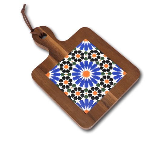 ENN LLC 鍋敷き 木製 耐熱 タイル 北欧 ポットマット (7)