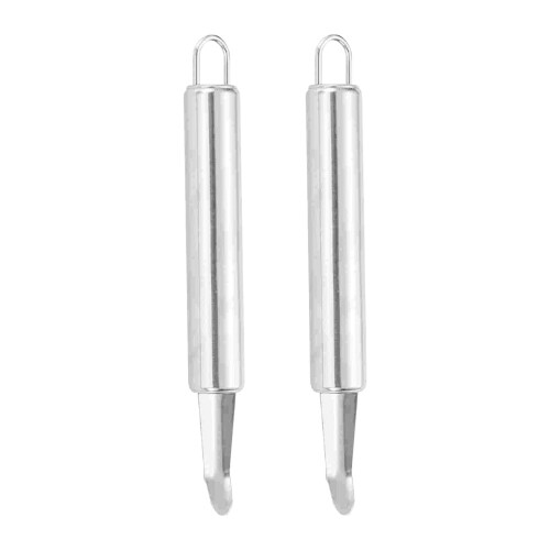 FamGift ステンレス果物の核除去神器ライチ桂円エビ糸ほり肉ほり器（2個）