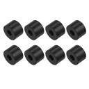 Kozelo 8個セットのゴムスペーサー 10x20x30mm 防振アイソレーションパッド 家庭用車両ボートアクセサリー ネオプレン 黒