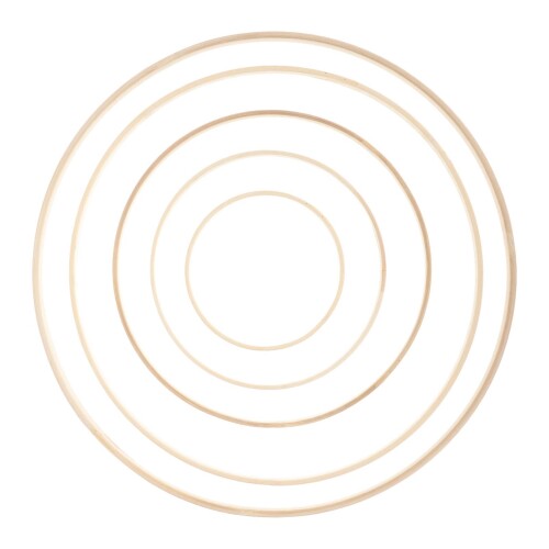 NUOLUX ドリームキャッチャー リング 捕夢網フープ 竹製 5個 10cm 15cm 20.5cm 26cm 30.5cm 車飾り 壁..