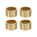 PATIKIL M16真鍮スペーサー 4個セット メタルスペーサー真鍮16mm 内径 x 20mm 外径 x 12mm 長さ 5/8