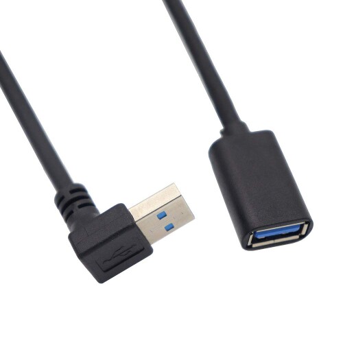 ViViSunUSB 3.0 L^ ㉺90ϊP[u USB 3.0 P[u ^CvAIX- ^CvAX  5Gbps̃f[^][h (0.3m, L)