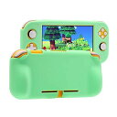 Nintendo Switch Lite用 グリップケース Nintendo Switch Lite用シリコンケース どうぶつの森 グリーン(2)