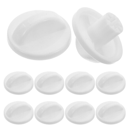 Gadpiparty 10個入 電動ファン用交換ノブ ファンスイッチ＆タイマー調整対応 プラスチック製 3.2Cm コ..