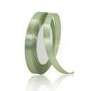 10mm セージ・グリーン サテンリボン、23メートル手芸用ファブリックリボン、ギフトラッピング、ヘアリボン、誕生日や結婚式の装飾