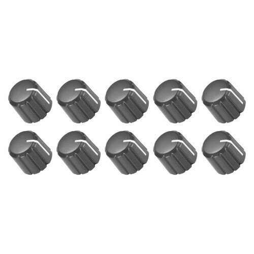 Rebower ポテンショメータコントロールノブ 音量制御スイッチ インサートシャフトDスイッチノブ オーデ..