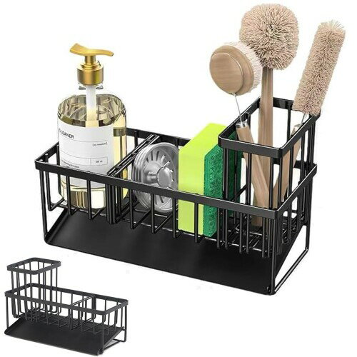 yowodana スポンジホルダー スポンジ置き スポンジラック スポンジ洗剤置き ステンレス製 キッチン 洗..