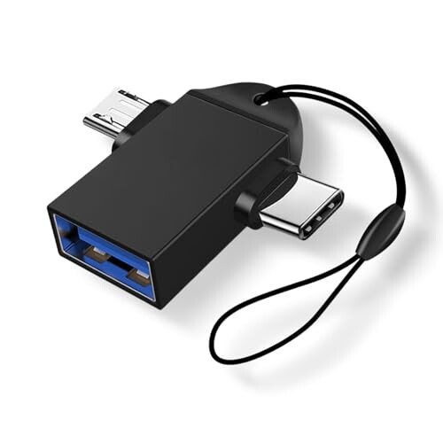 USBϊwb_[ USB-C|[gϊ USBwb_[ OTGf[^] type-c Micro to USBϊA_v^ 5Gbpsf[^]Xperia/Galaxy S7 Edge/Nexus/MacBook/iPad Pro/Sony Xperia XZ/XZ2/Samsung USB-C & USB 3.0Ή (Black)