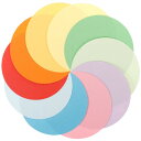 Frcolor 100枚 手作りの切り紙 origami 3D折り紙キット 段ボールのサークル スーツ DIYのペーパーカットキット キッズペーパーカットキット バラ スイート 素材