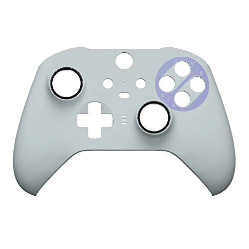 eXtremeRate xbox one elite series 2 (モデル1797)コントローラーに対応用レトロ交換フェースプレートシェル、xbox elite series 2 coreコントローラーに対応用正面シェルケース&アクセントリング