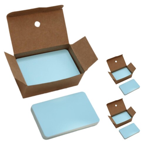 単語カード 暗記カード 単語帳 ブルー セット 情報カード メッセージカード 300枚 NYANDELMO ND-0041-0..