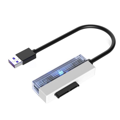 Dovhmoh ラップトップ CD-ROM DVD-ROM ODD アダプター コンバーター用 SATA - USB 2.0 アダプター