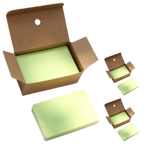 単語カード 暗記カード 単語帳 グリーン セット 情報カード メッセージカード 300枚 NYANDELMO ND-0041..