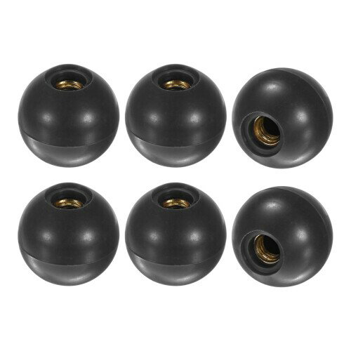 M METERXITY 6個入りのねじ込み式ボールノブ M8女性用スレッド30mm直径。旋盤/機械/芝刈り機用の熱硬化..