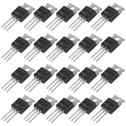 ACEIRMC 20個 IRFZ44N IRFZ44 Nチャンネル MOSFET トランジスタ、国際整流器 電源 49 A 55 V、3ピン