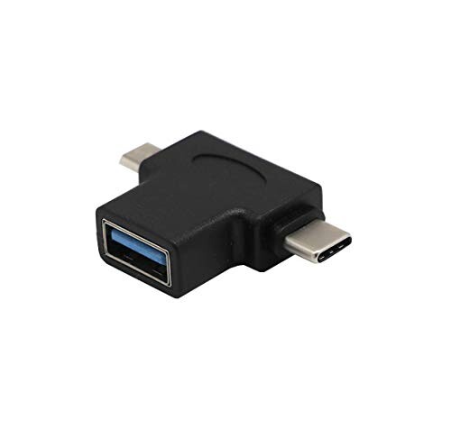 Amaping Micro USB Type-C OTG - USB 3.0 Ro[^[A_v^[ ~jXvb^[nu iPad Pro 11/12.9C`p (ubN)