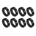 Kozelo 8個セットのゴムスペーサー 10x33x50mm 防振アイソレーションパッド 家庭用車両ボートアクセサリー ネオプレン 黒