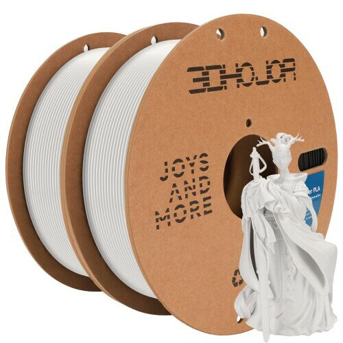 3DHoJor 基本的な PLAフィラメント 1.75mm、ePLA 3Dプリンティングフィラメント、寸法精度 +/- 0.02mm..