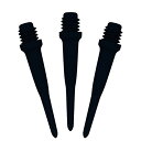 CyeeLife ダーツ チップ 2BA & 25mm ブラック ポイント・ティップ 100本入 CL11