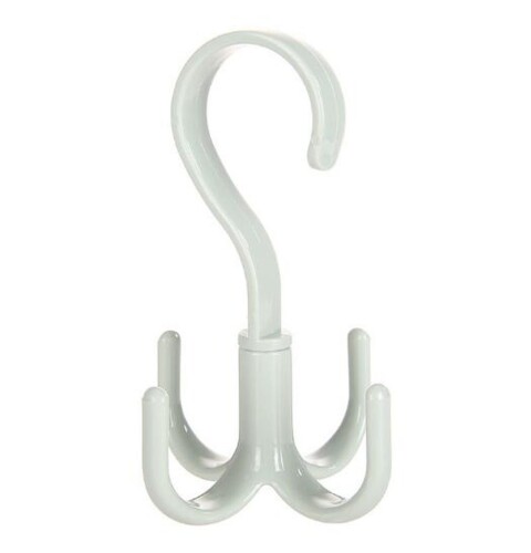 HJ スカーフハンガー スカーフラック 360度回転ネクタイ ベルト 掛け ベルトホルダー ネクタイハンガー..