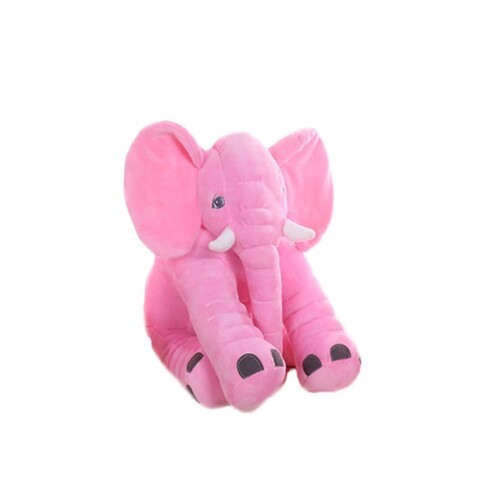 (TWDRTDD)象 ぬいぐるみ 抱き枕 ふわふわ かわいい ゾウ 人形 おもちゃ 子供 お誕生日 記念日 プレゼント ぬいぐるみ 付き (40CM，ピンク)