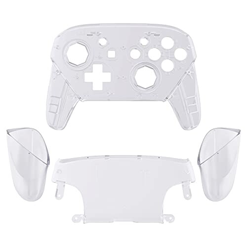 eXtremeRate プロコンスイッチに対応用オクタゴナルゲートスティックデザインハウジングシェル、クリア素材のswitch プロコンに対応用プロコン ケース、プロコン カスタムパー-本体は付属
