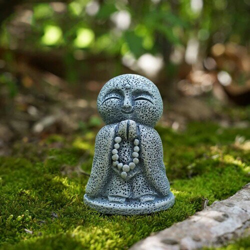 RemeeHi お地蔵さんセット癒し可愛い小型置物祈りお地蔵様おじぞうさま守り神みかげ石 幸せ願い縁の良..