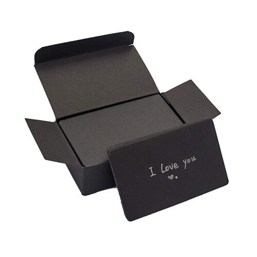 VANRA カード 無地 名刺サイズ 用紙 メッセージカード ミニ 情報カード 落書き用紙 言葉カード 手書き ..