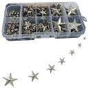 (TBDBNR) スターリベット ペンタグラムリベット ビッグヘッドリベット ボトムリベット 革工芸品 帽子に使用することができます ジャケット ジーンズ 靴 ...