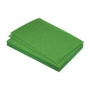 PATIKIL 柔らかいフェルトシート ファブリッククラフトシート DIY趣味の装飾用 緑 30 cm x 20 cm 24個
