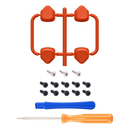 eXtremeRate ps5コントローラーに対応用人間工学に基づいたピュアカラー分割十字キーボタン（SDPボタン）、ps5BDM-010&BDM-020&BDM-030&BDM-040&BDM-050用独立した方向ボタン、ps4全モデルコントローラ