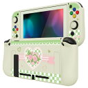 PlayVital ZealProtect Nintendo Switchに対応用ソフト保護シェル、switchに対応用フレキシブル保護カバー、スクリーン保護フィルム＆サムグリップキャップ＆ABXY方向ボタンキャップ付き 1