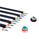 アヨミ(AYOMI) 鉛筆 HB(お得な10本セット)Rainbow Pencils えんぴつ エンピツ ペンシル かわいい 虹 にじ おしゃれ プレゼント ギ...