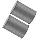 Kozelo 2個 薄い革ワックス糸 0.65mm x 93ヤード 革クラフトDIY製本用 実用的な長いワックスコード縫製糸|PET&ワックスコーティング ライ...