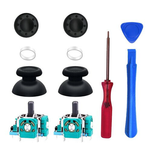 Lofthestarps5コントローラーに対応用交換サムスティックコントローラーモデル用のジョイスティック ps5 オールモデルコントローラーに対応用カスタムジョイスティック 小道具3点セット