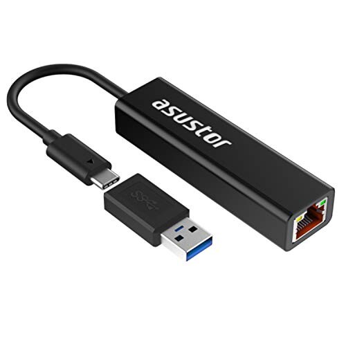 ASUSTOR AS-U2.5G2bUSB3.2 Gen1 Type-C to 2.5GBase-T RJ45 LLANA_v^bType-A ϊA_v^tb2500/1000/100Mbps `bChromebook/Windows 10/Mac OS/ASUSTOR NAS Ήb