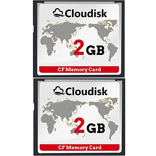 Cloudisk 2Pack Compact Flash Card (2GB)