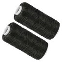 Kozelo 2個 レザーワックス糸 1mm (150D/16)) x 55ヤード レザークラフトDIY製本用 実用的なワックスコーティング糸|PET&ワックス...