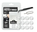 シリコン製 アナログ スティック カバー 保護リング 12個入り (素材:シリコン/色:ホワイト)PROTECT RINGS for PS5 PS4 Switc...