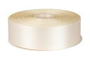 Fondersy シルキー 両面サテンリボン 横長50mm 縦長91M 花束 ギフト ラッピング #アイボリー
