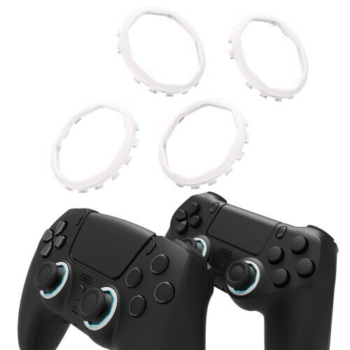eXtremeRateのps5コントローラーに対応するeXtremeRate Lunaシェル向け再設計された八角形ゲートスティックアクセントリング、ps4コントローラーに対応するeXtremeRate Ghostシェル向け交換アクセ eXtremeRateのps5コントローラーに対応するeXtremeRate Lunaシェル向け再設計された八角形ゲートスティックアクセントリング、ps4コントローラーに対応するeXtremeRate Ghostシェル向け交換アクセ