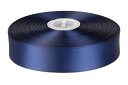 Fondersy シルキー 両面サテンリボン 横長38mm 縦長91M 花束 ギフト ラッピング #ネイビー