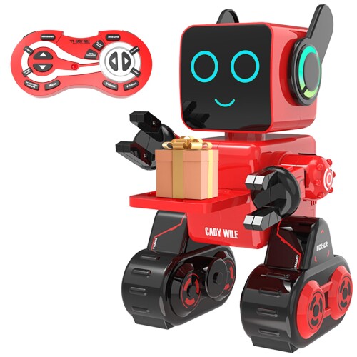 ロボット、リモコン おもちゃ 男の子と女の子、音楽ダンス 録音可能 子供おもちゃ人気、貯金箱付き プログラミング可能 話せるロボット 動くおもちゃ 物を輸送可能 ペットロボット、英語 おもちゃ 知育玩具、USBで充電可能、子供の日、クリスマス、誕生日などの贈り物に最適で (ホワイト) (Large, レッド) 【スマートロボット】- この製品は知能を備えたヒューマノイドロボットで、ハイテクロボットファミリーの新メンバーです。歌を歌ったり、滑ったり、声を録音したり、対話したりすることは簡単なことで、この驚くべきリモートコントロールロボットは発光するLEDの目を備え、ユーザーが入力した一連のアクションを実演することができます。このロボット おもちゃをあなたの家に歓迎し、お気に入りの名前を付けて、彼と一緒に遊ぶスリルを感じてください。 【3つの制御モード】- この電動リモコンロボットおもちゃには、リモコンモード、対話音声モード、タッチモードの3つの制御モードがあります。ラジオを使用して、制御距離は最大65フィートに達し、より広い制御範囲で楽しむことができます。タッチと音声制御では、ロボットの頭部を触れることで特定のアクションをトリガーできます。単一のモードに別れを告げ、複数のモードを楽しむスリルを味わいましょう。 【個人用デリバリーアシスタントと貯金箱】- ケイディのトレイを使って、軽食やアイテムを運んでもらったり、リモコンを使って愛する人にギフトを送ったりできます。これで、ロボット子供おもちゃ人気の個人用アシスタントが手に入りました!ロボットの頭には貯金箱があり、子供たちが貯金の美徳を学び、財務管理の良い習慣を身につけるためのポジティブな方法を提供します。 【歌とダンス、音声録音】- 事前プログラムされた音楽ダンストラックを持っているため、この小さなロボットはあなたの新しいダンスパートナーになり、あなたの日を明るくします。この可愛らしいおもちゃ 女の子はあなたの声を録音し、それを3つの異なるトーンで繰り返すこともできます。おもちゃ 男の子にUSBケーブルで充電でき、一度の充電で60〜80分間遊べます。エンターテイメントタイムを楽しんでください! 【知育用ロボット】- このユニークなaiロボットで、お子様を数時間にわたって楽しませましょう。このスマートロボット英語 おもちゃは単なる子供向けのおもちゃだけでなく、英語学習の手助けや、幼い子供たちにロボティクス、科学、技術、プログラミングの概念を教える理想的なツールでもあります。遊びを通じて学ぶことで、子供たちの創造性を育むのに早すぎることはありません。これは素晴らしい誕生日プレゼント、休日の贈り物、またはクリスマスの贈り物として最適です。 商品コード57067312511商品名ロボット、リモコン おもちゃ 男の子と女の子、音楽ダンス 録音可能 子供おもちゃ人気、貯金箱付き プログラミング可能 話せるロボット 動くおもちゃ 物を輸送可能 ペットロボット、英語 おもちゃ 知育玩具、USBで充電可能、子供の日、クリスマス、誕生日などの贈り物に最適で (ホワイト) (Large, レッド)型番R4サイズLargeカラーレッド※他モールでも併売しているため、タイミングによって在庫切れの可能性がございます。その際は、別途ご連絡させていただきます。※他モールでも併売しているため、タイミングによって在庫切れの可能性がございます。その際は、別途ご連絡させていただきます。