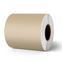 YIKIADA 感熱ラベルシール 茶色 矩形タイプ A6サイズ相当 ラベルシール 100×150mm 250枚入り/巻 プリンター対応 感熱ロール紙 強粘着 ロ...