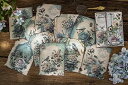 失落 コラージュ 素材 デザインペーパー 140*100mm 10絵柄 30枚 詰め合わせ ジャンクジャーナル スクラップブック 素材 紙 コラージュノート 手...