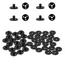 サイズ極小スナップボタン:4mm カラー 黒です