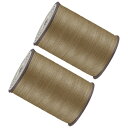 Kozelo 2個 薄い革ワックス糸 0.55mm x 137ヤード 革クラフトDIY製本用 実用的な長いワックスコード縫製糸|PET&ワックスコーティング ペ...