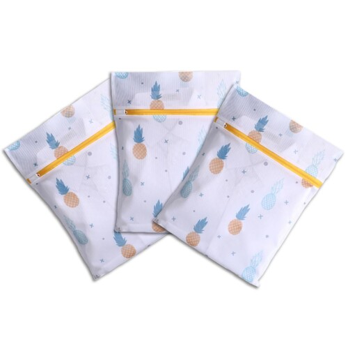 TAMA KOUGEI 洗濯ネット セット 角型 3枚 M:50*40cm*3 洗濯袋 無蛍光剤 抗菌 ランドリーネット 細かい綱目 丈夫 耐久性 コート セー...